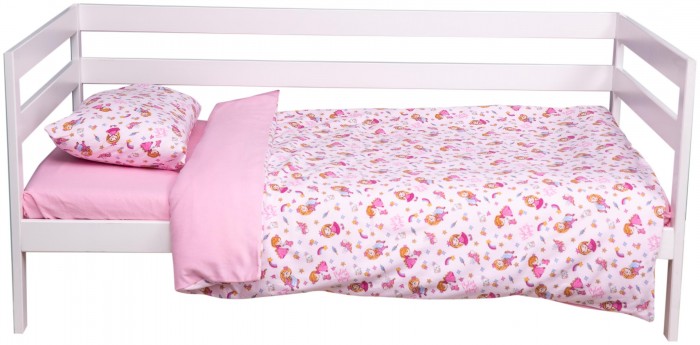 фото Постельное белье вомбатик 1.5 спальное принцессы (3 предмета)