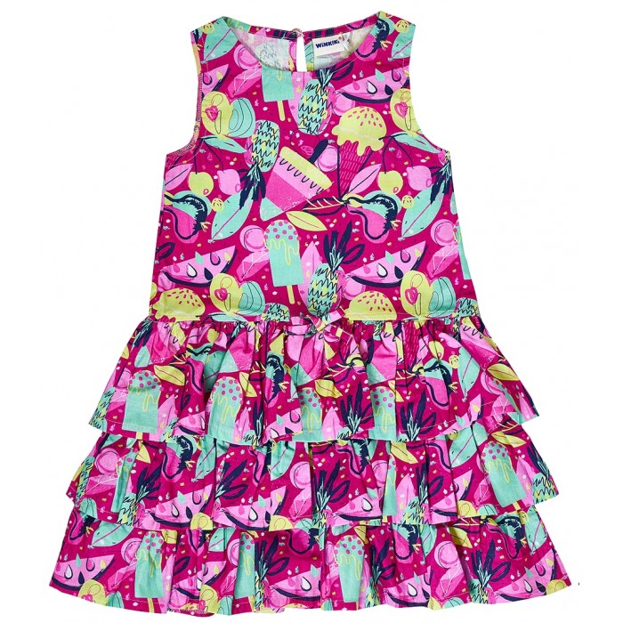 

Winkiki Платье для девочки Мороженое и фрукты WJG91693, Платье для девочки Мороженое и фрукты WJG91693