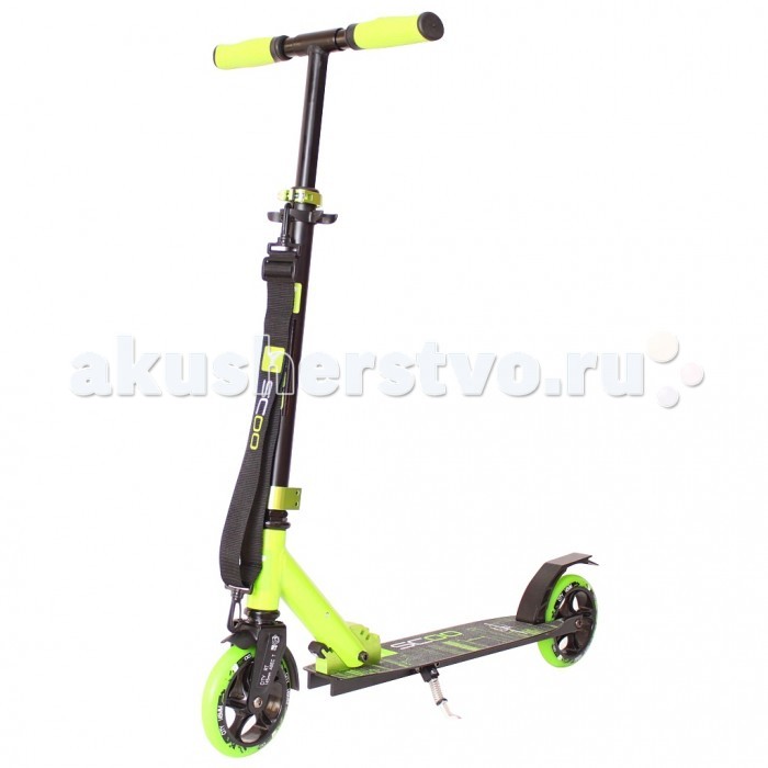 Двухколесный самокат Y-Scoo RT 145 City Hong Kong TechnologyRT 145 City Hong Kong Technology Двухколесный самокат Y-Scoo RT 145 City Hong Kong TechnologyRT 145 City Hong Kong TechnologyРазработчики создали ручки на резьбе, чтобы они закручивались в руль и никогда не люфтили! Дали этой новой инновационной системе красивое название “Twist”. Эргономика - 10 баллов. Новый материал колес Y-Scoo. Матовый полиуретан - долговечность колес и высокое сцепление с дорогой! Разработчики впервые использовали этот высокотехнологичный новый материал. Новые двухцветные ручки стали очень яркими и привлекательными. Технология смешивания двухцветной резины создает очень красивый эффект двухслойности. Y-Scoo - бренд, доказавший свое превосходство, готов удивлять Вас снова и снова. Впервые и только у самокатов Y-Scoo : международный патент-уникальная система складывания самоката “Lift&Fold”-“Нажми&Сложи” поразит всех обладателей самокатов Y-Scoo. Очень простая и надежная система складывания самоката путем нажатия и поднятия кнопки-паза внутри трубы. Одновременно нажимая кнопку и поднимая ее вверх Вы опускаете ручку для того, чтобы сложить самокат. Таким же образом нажимая кнопку-паз разложите самокат. Легко и просто для переноски и хранения. Оцените это сами! Переднее и заднее колесо – 145 х 30 мм. Материал - матовый высокопрочный литой полиуретан (PU). Жесткость 82А. По всему диаметру колес - нестираемый принтовый рисунок. Скоростной высокоточный подшипник ABEC 7. Облегченное пластиковое крыло над передним колесом. Ножной тормоз из высокопрочного сплава. Платформа из алюминия. Антискользящая поверхность. Грамотно продуманный размер платформы - на ней легко умещаются 2 ноги ребенка. Размер платформы 54 х 11 см. Алюминиевая ручка-телескопик меняется по высоте в 3 х положениях от 73.5 до 97 см. Ребристые резиновые ручки - мягкие и эргономичные. Надежный стальной эксцентрик фиксирует ручку на выбранной высоте. Красивое переливающееся цветное покрытие сделано способом анодирование – процессом специальной обработки для создания дополнительного слоя защиты металла. Анодный слой помогает предотвратить коррозию, добавляет твердость поверхности металла. Такого же качества и нижний зажим с 2-мя прочными болтами. Уникальная покраска самокатов выполнена по самым современным технологиям. В производстве использованы новейшие материалы высочайшего качества. В комплекте - ремень для переноски самоката. Складная подножка с пружиной - легко складывается и раскладывается. Вес самоката 3.6 кг Максимальная нагрузка 100 кг.<br>