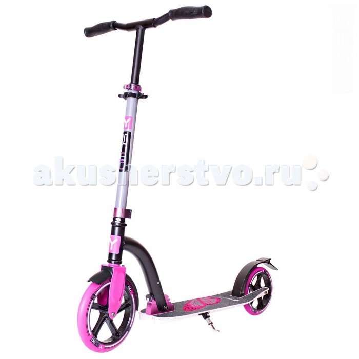 Двухколесный самокат Y-Scoo RT 230 Slicker Family designRT 230 Slicker Family design Двухколесный самокат Y-Scoo RT 230 Slicker Family designRT 230 Slicker Family designШирокий изогнутый руль стал более удобным. Эргономика – 10 баллов. По самым новейшим технологиям сделана покраска новых самокатов - она матовая и необыкновенно красивая. Разработчики впервые использовали новую технологию для колес - матовый полиуретан (PU). Обновленное качество, стильный дизайн и необыкновенные цвета в 2016. Y-Scoo - бренд, доказавший свое превосходство. Лучшие самокаты для детей по качеству и своим характеристикам. Достаточно взглянуть на стильный дизайн. Международный патент-уникальная система складывания самоката “Lift&Fold”-“Нажми&Сложи”. Очень простая и надежная система складывания самоката путем нажатия и поднятия кнопки-паза внутри трубы. Одновременно нажимая кнопку и поднимая ее вверх Вы опускаете ручку для того, чтобы сложить самокат. Таким же образом нажимая кнопку-паз разложите самокат. Легко и просто для переноски и хранения. Переднее колесо - 230 х 33 мм. Заднее колесо – 180 х 30 мм. Материал - матовый высокопрочный литой полиуретан (PU). Жесткость 82А. По всему диаметру колес - нестираемый принтовый рисунок. Скоростной высокоточный подшипник ABEC 7 Chrome. Облегченное пластиковое крыло над передним колесом. Ножной тормоз из высокопрочного сплава. Платформа из алюминия. Антискользящая поверхность. Грамотно продуманный размер платформы - на ней легко умещаются 2 ноги. Размер платформы 58 х 15 см. Алюминиевая ручка-телескопик меняется по высоте в 3 х положениях. Регулируемая высота от 98 до 110 см. Большие резиновые ручки - мягкие и эргономичные. Надежный стальной эксцентрик фиксирует ручку на выбранной высоте. Эксцентрики покрыты анодным слоем и это очень украшает самокат. Красивое переливающееся цветное покрытие сделано способом анодирование – процессом специальной обработки для создания дополнительного слоя защиты металла. Анодный слой помогает предотвратить коррозию, добавляет твердость поверхности металла. Уникальная покраска самокатов выполнена по самым современным технологиям. В производстве использованы новейшие материалы высочайшего качества. Складная подножка. В комплекте ремень для переноски самоката. Вес самоката: 4.9 кг. Максимальная нагрузка 100 кг. Рекомендуется для детей от 8 лет.<br>