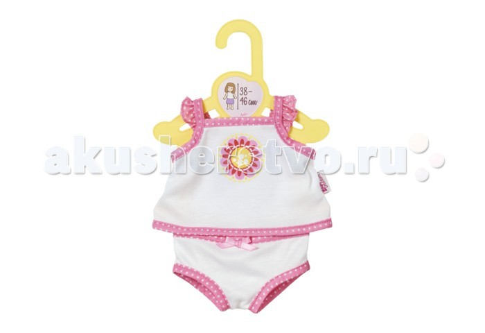 фото Zapf creation одежда для куклы baby born нижнее белье