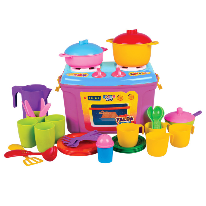 Zarrin Toys Кухня игровая Mini Stove с набором (35 предметов)