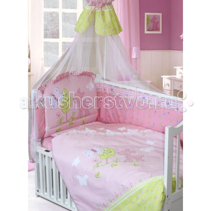 

Комплект в кроватку Золотой Гусь Little Friend 140х70 Евро (7 предметов)