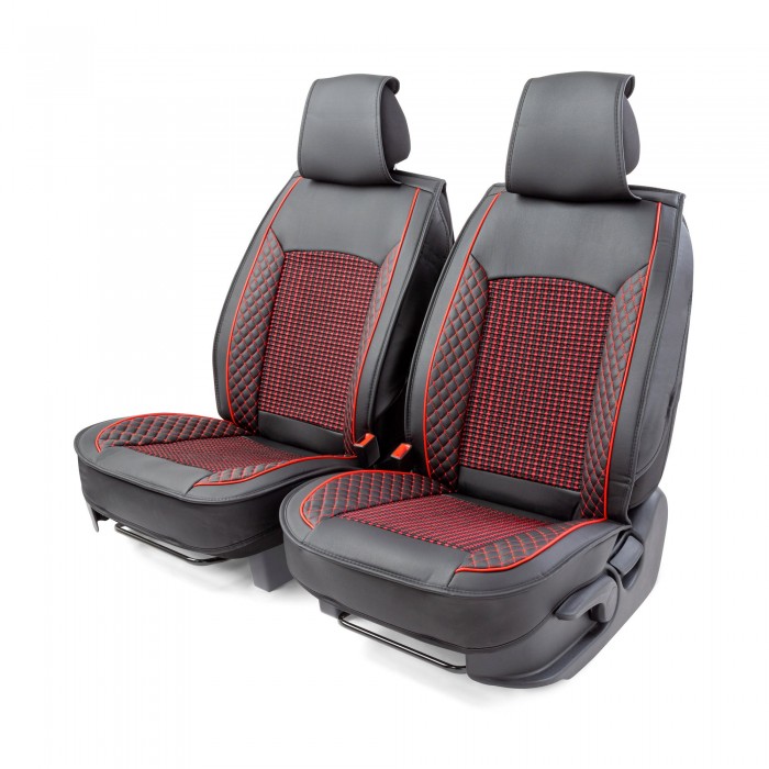 

CarPerformance Каркасные накидки на передние сиденья экокожа, CUS-2102 2 шт., Каркасные накидки на передние сиденья экокожа, CUS-2102 2 шт.