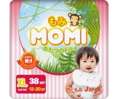 Momi Подгузники трусики XL (12-20 кг) 38 шт. Momi Подгузники трусики XL (12-20 кг) 38 шт.