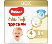 Huggies Подгузники-трусики Elite Soft 4 (9-14 кг) 84 шт. Huggies Подгузники-трусики Elite Soft 4 (9-14 кг) 84 шт.