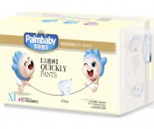 Palmbaby Подгузники-трусики XL (12+кг) 40 шт. 6931882-000311 Palmbaby Подгузники-трусики XL (12+кг) 40 шт. 6931882-000311