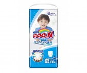 GooN Подгузники-трусики BIG (XL) для мальчиков (12-20 кг) 40(38) шт. GooN Подгузники-трусики BIG (XL) для мальчиков (12-20 кг) 40(38) шт.