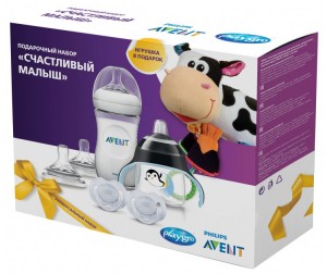 <b>Новогодние подарки</b> для новорожденных - купить в Акушерство.ру