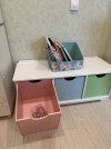 110698 KidKraft      Storage Bench Pastel   