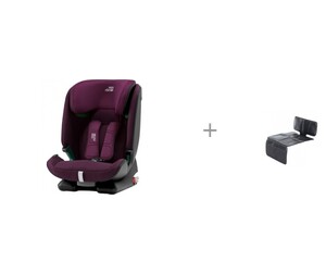  Britax Roemer Advansafix M i-Size      - Burgundy Red Trendline