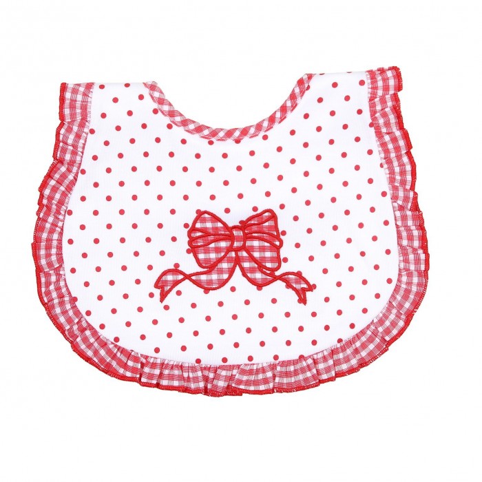  Magnolia baby Red Bow Applique