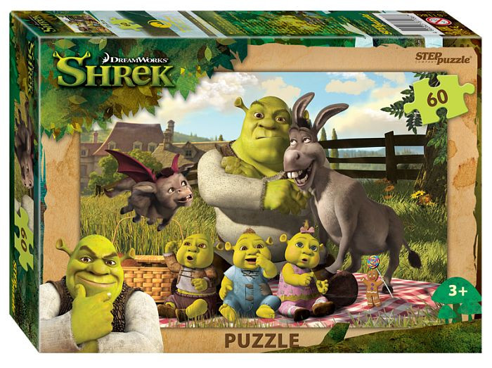  Step Puzzle  puzzle Shrek 60 