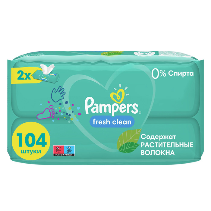  Pampers     Fresh Clean 104 .