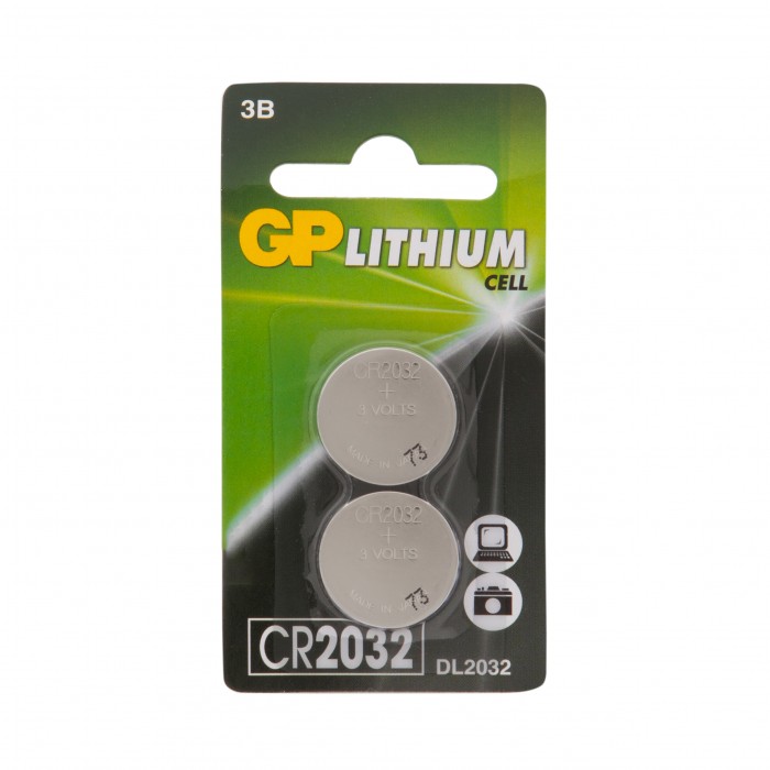  GP Batteries  CR2032 2 .