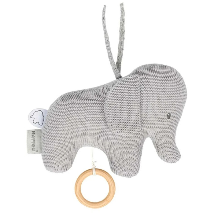   Nattou Musical Soft toy Tembo tricot  21  