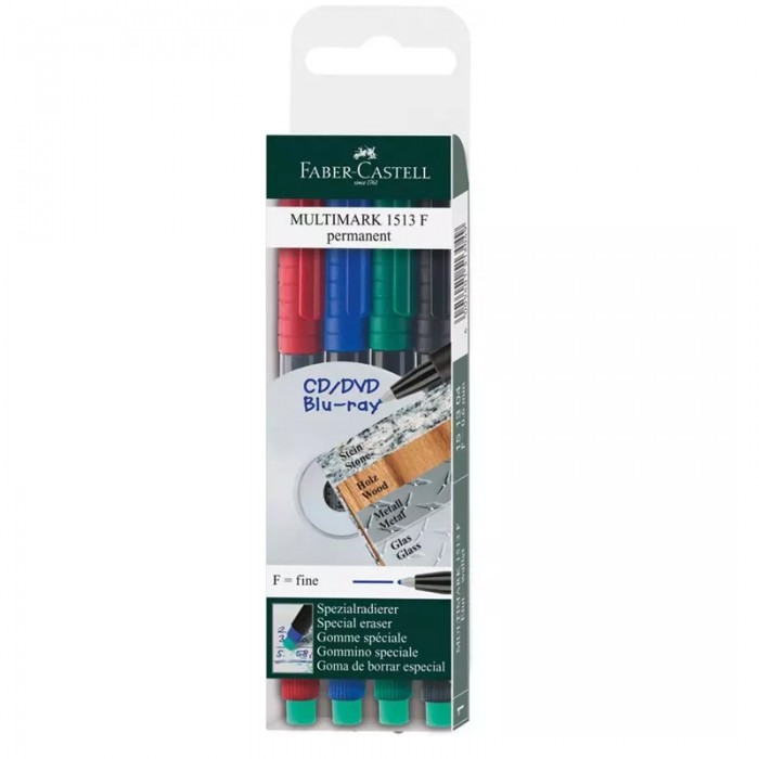  Faber-Castell    Multimark permanent F 4 