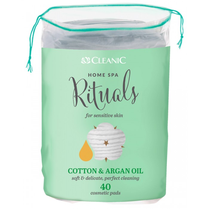  Cleanic Home Spa Rituals   Cotton&Argan Oil  40 .