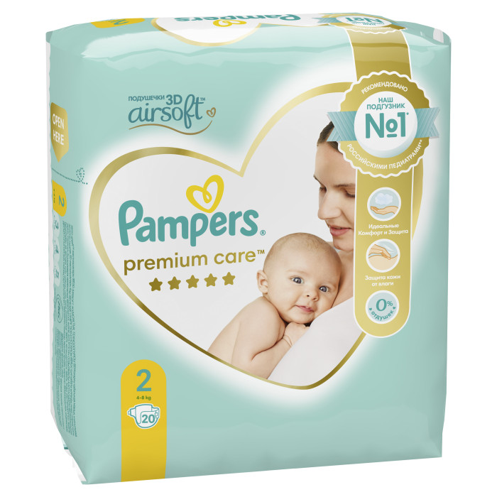  Pampers  Premium Care Mini .2 (4-8 ) 20 .