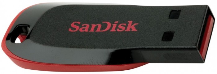 SanDisk  Flash Drive USB 2.0 Cruzer Blade 16GB