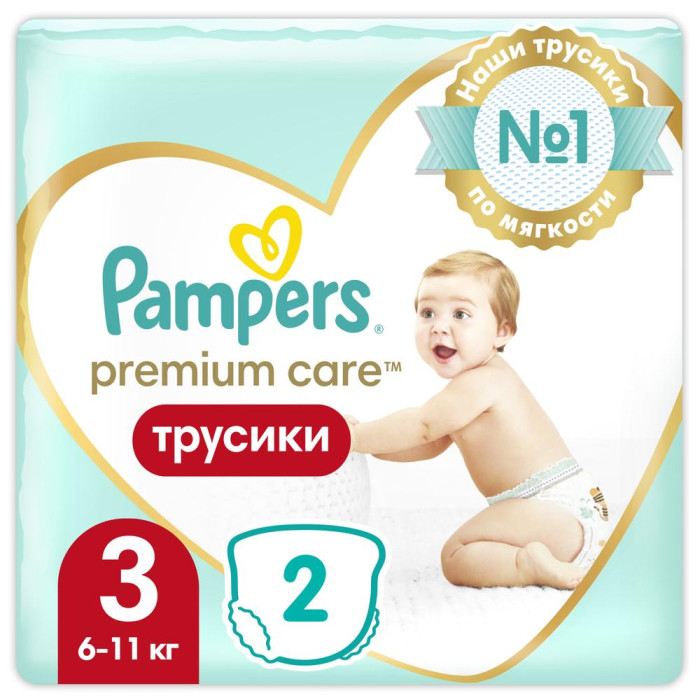  Pampers - Premium Care   3  (6-11 ) 2 .