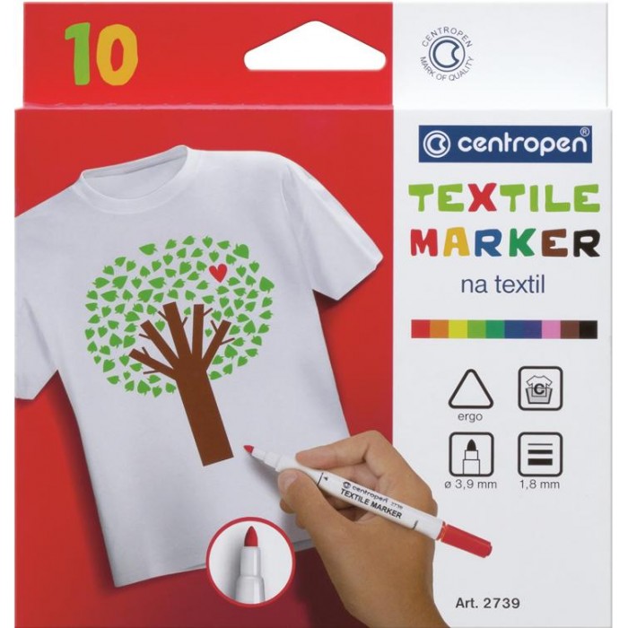  Centropen     Textil Marker 1.8  10 