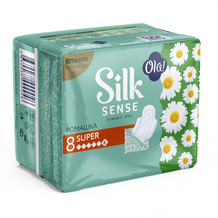  Ola! Silk Sense Classic Wings Singles Super     8 .