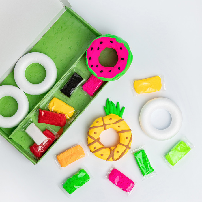         Moon TM Light Clay Donut set Fruits