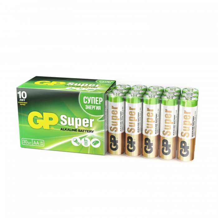  GP  Super Alkaline  (LR6) GP15A-2CRVS30  30 .