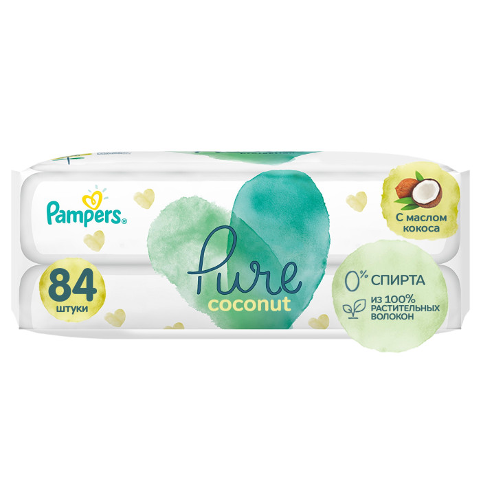  Pampers     Coconut Pure 84 .