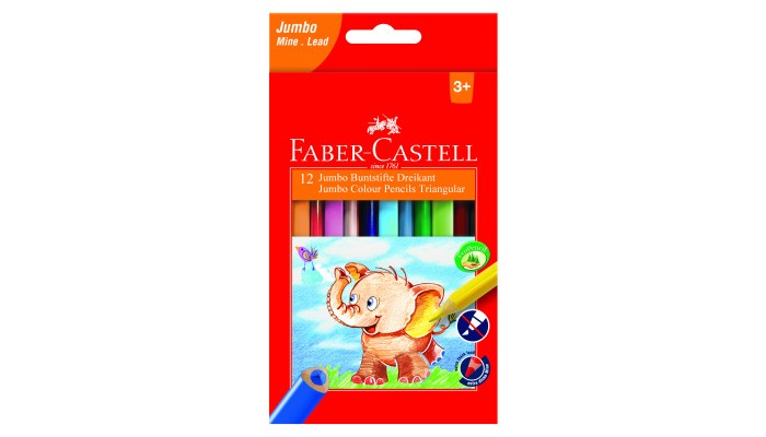  Faber-Castell   Jumbo 12 .
