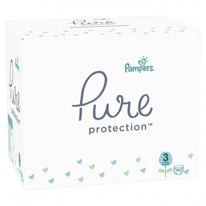  Pampers  Pure Protection .3 (6-10 ) 180 .