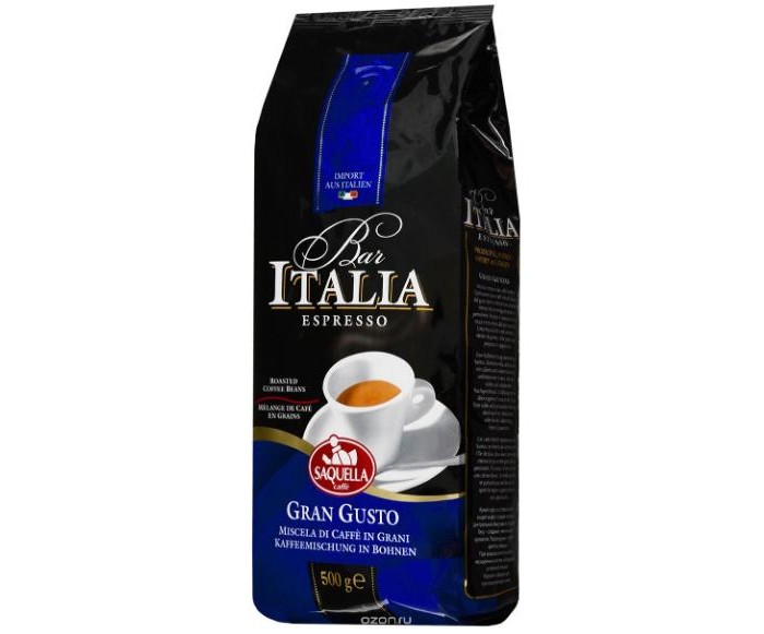  Saquella    Bar Italia Espresso Gran Gusto 500 