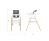    Tutti Bambini  High Chair Nova  1499757 - Tutti Bambini  High Chair Nova