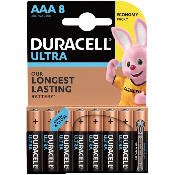  Duracell   UltraPower AA (LR03) 8 .