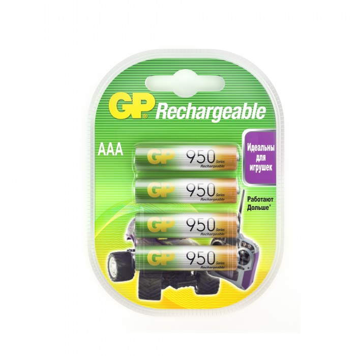  GP  Rechargeable AAA (LR03) 4 .