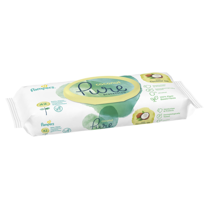  Pampers     Coconut Pure 42 .