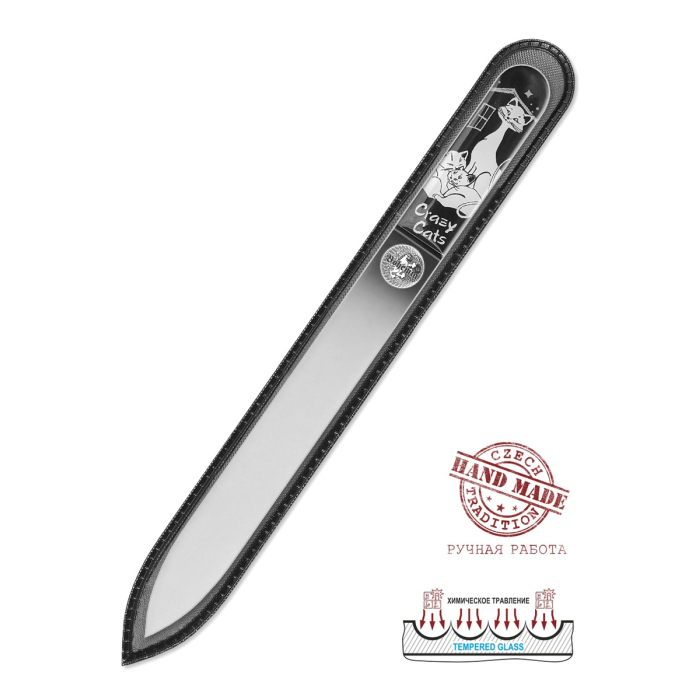  Bohemia Czech Glass Nail Files         3D  135 