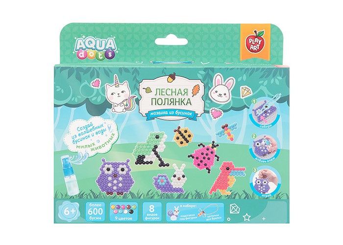  PLAY ART AQUA dots      