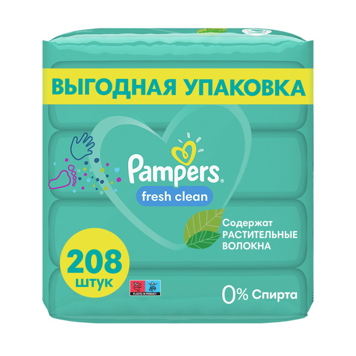  Pampers     Fresh Clean 208 .