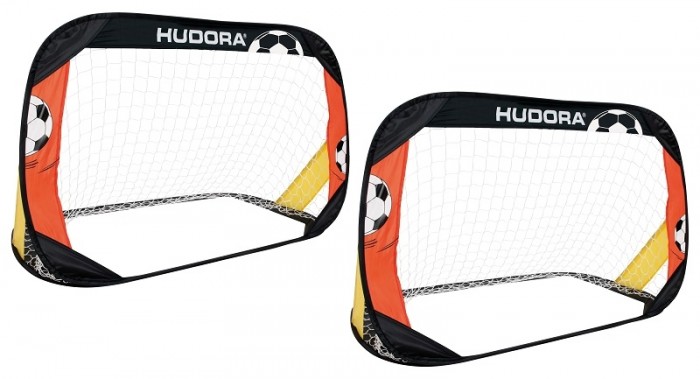  Hudora   Soccer Goal Pop Up Set of 2 .