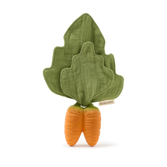  Oli&Carol Cathy The Carrot Mini Doudou-Teether