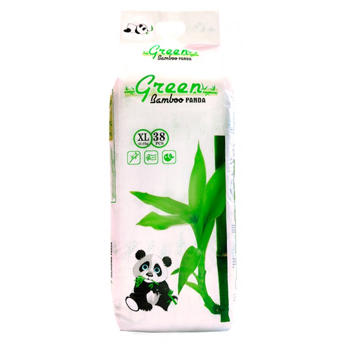  Green Bamboo Panda - .XL (12-17 ) 38 .