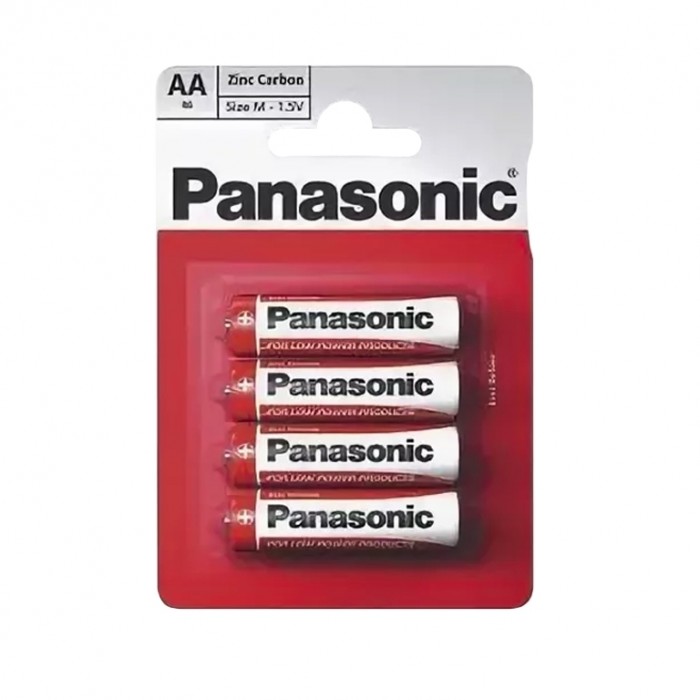  Panasonic   R6 (AA) Zinc Carbon 1.5 4 .