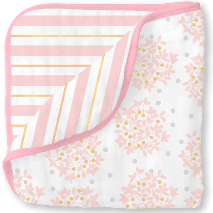  SwaddleDesigns Luxe Muslin Heavenly Floral