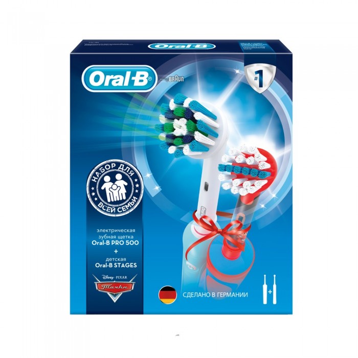  Oral-B   Family pack  PRO 500  Stages Power  3+ 2 .