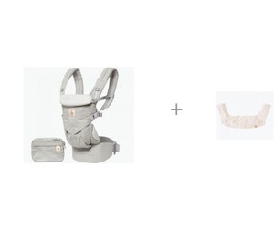 - ErgoBaby Omni 360   360 Bib - Pearl Grey