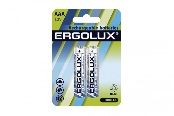  Ergolux  AAA-1100mAh Ni-Mh BL-2