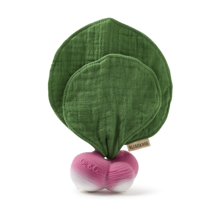  Oli&Carol Ramona The Radish Mini Doudou-Teether