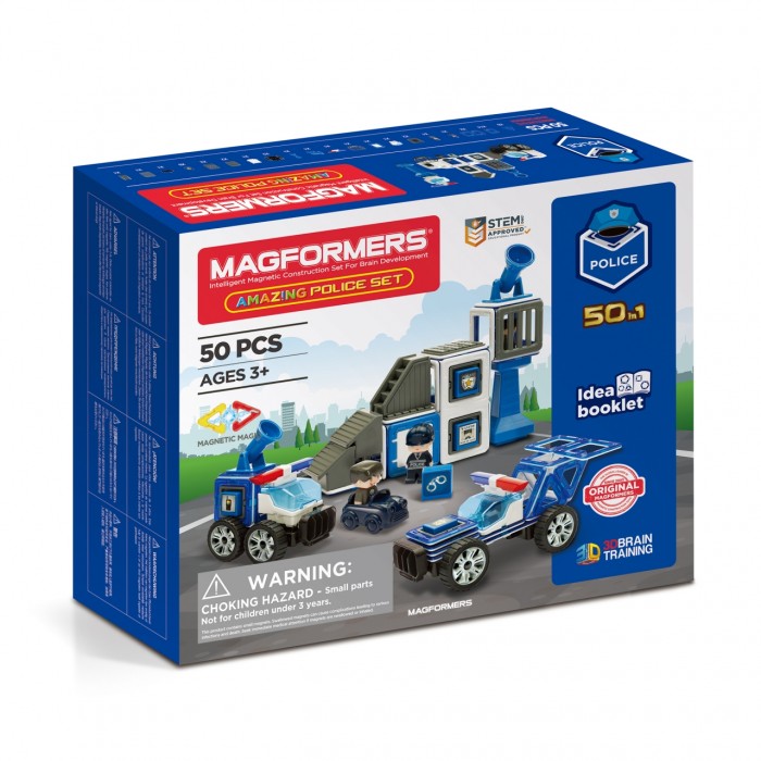  Magformers  Amazing Police Set (50 )